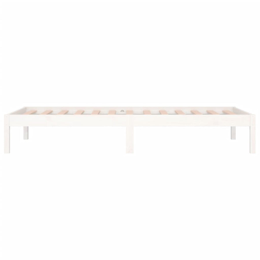 Day Bed without Mattress White 90x190 cm Solid Wood Pine