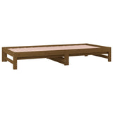 Pull-out Day Bed without Mattress Honey Brown 2x(90x190) cm - Extra Image