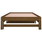 Pull-out Day Bed without Mattress Honey Brown 2x(90x190) cm
