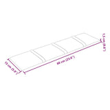 Wall Panels 12 pcs Dark Grey 60x15 cm Fabric 1.08 m² - Low Angle