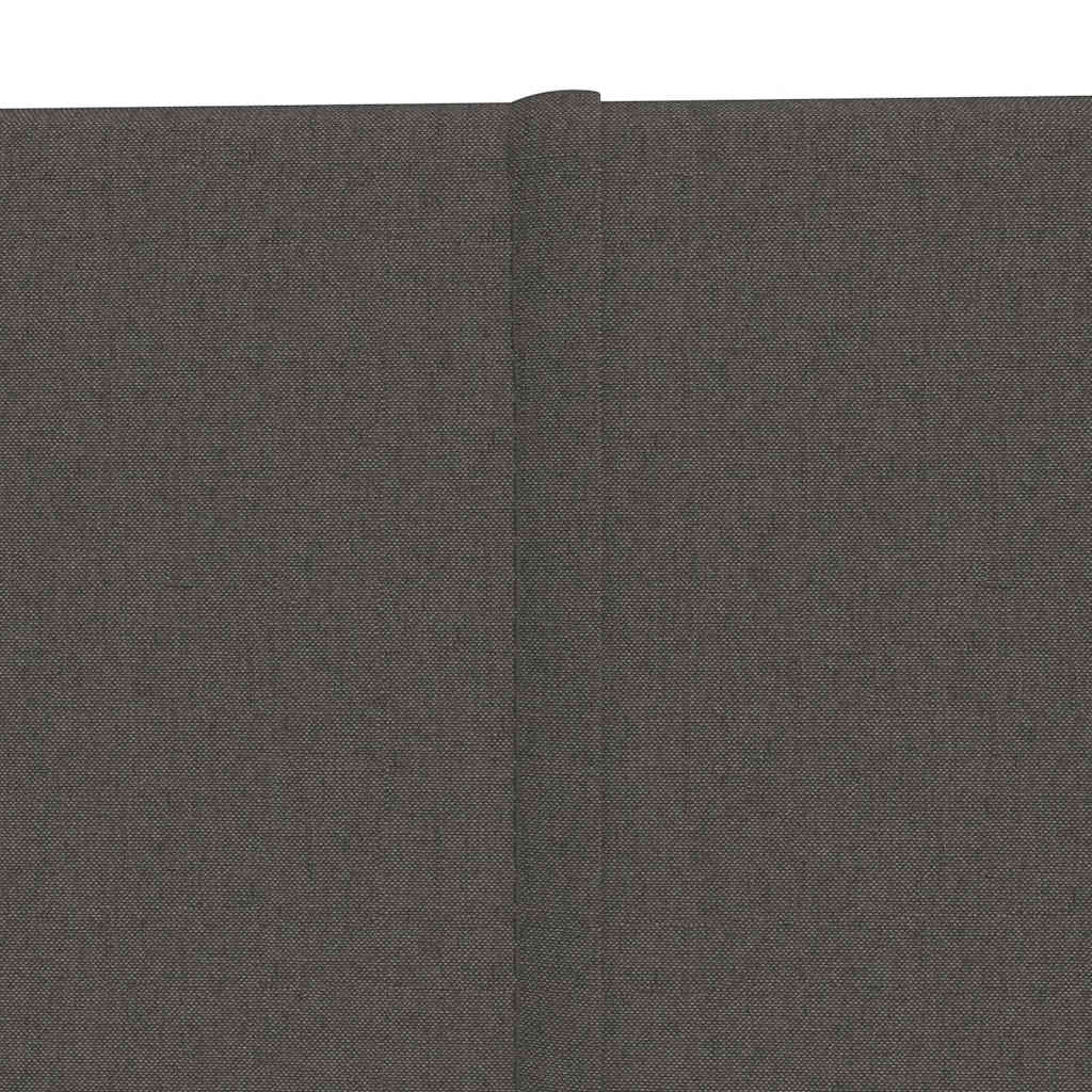 Wall Panels 12 pcs Dark Grey 90x15 cm Fabric 1.62 m²
