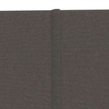 Wall Panels 12 pcs Dark Grey 90x15 cm Fabric 1.62 m² - Rear View