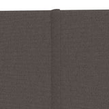 Wall Panels 12 pcs Dark Grey 90x30 cm Fabric 3.24 m² - Rear View