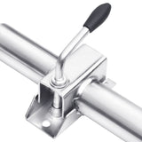 Jockey Wheel for Trailer with Split Clamp 48 mm Galvanised Steel - Extra Image