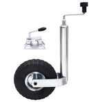 Jockey Wheel for Trailer with Split Clamp 48mm Galvanised Steel