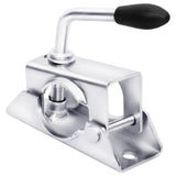 Jockey Wheel for Trailer with Split Clamp 48 mm Galvanised Steel - 45-Degree Angle