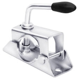 Jockey Wheel Clamp 13.5x6.5x14 cm Galvanised Steel - Side View