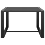 4 Piece Garden Lounge Set with Cushions Aluminium Anthracite