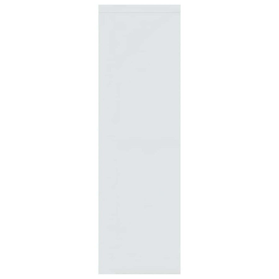 Wall Shelf High Gloss White 85x16x52.5 cm Engineered Wood