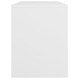 Dressing Stool White 70x35x45 cm Engineered Wood