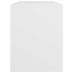 Dressing Stool White 70x35x45 cm Engineered Wood