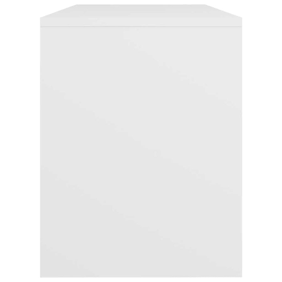 Dressing Stool White 70x35x45 cm Engineered Wood
