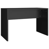 Dressing Stool Black 70x35x45 cm Engineered Wood - Front View