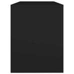 Dressing Stool Black 70x35x45 cm Engineered Wood