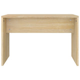 Dressing Stool Sonoma Oak 70x35x45 cm Engineered Wood - Top-Down View
