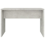 Dressing Stool Concrete Grey 70x35x45 cm Engineered Wood - Top-Down View