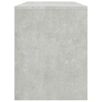 Dressing Stool Concrete Grey 70x35x45 cm Engineered Wood