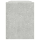 Dressing Stool Concrete Grey 70x35x45 cm Engineered Wood - 45-Degree Angle