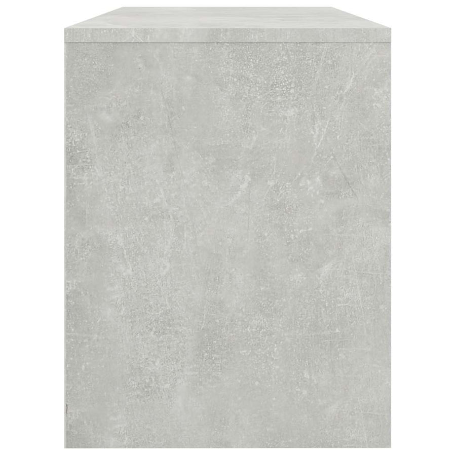 Dressing Stool Concrete Grey 70x35x45 cm Engineered Wood