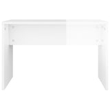 Dressing Stool High Gloss White 70x35x45 cm Engineered Wood