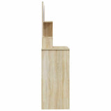 Dressing Table with Mirror Sonoma Oak 86.5x35x136 cm - Low Angle