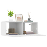 TV Cabinets 2 pcs White 80x30x30 cm Engineered Wood - Extra Image