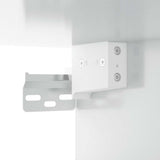 TV Cabinets 2 pcs High Gloss White 80x30x30 cm Engineered Wood