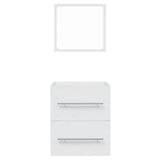Bathroom Cabinet with Mirror White 41x38.5x48 cm