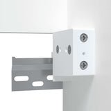 Bathroom Cabinet with Mirror White Engineered Wood - Extra Image