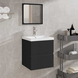 Bathroom Cabinet Black 41 x 38,5 x 45 cm Engineered Wood