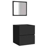 Bathroom Cabinet Black 41 x 38,5 x 45 cm Engineered Wood