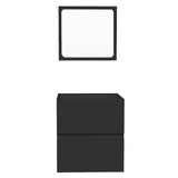 Bathroom Cabinet Black 41 x 38,5 x 45 cm Engineered Wood