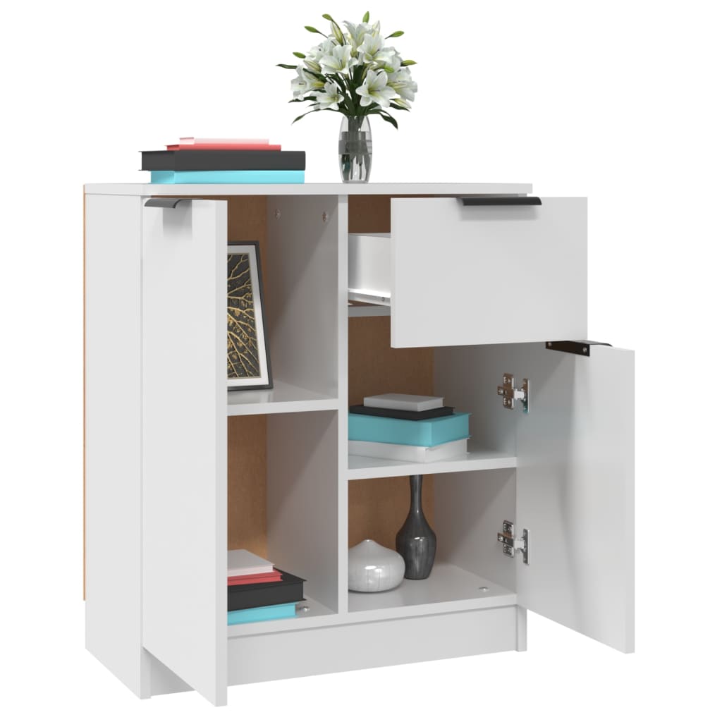 Sideboard White 60x30x70 cm Engineered Wood