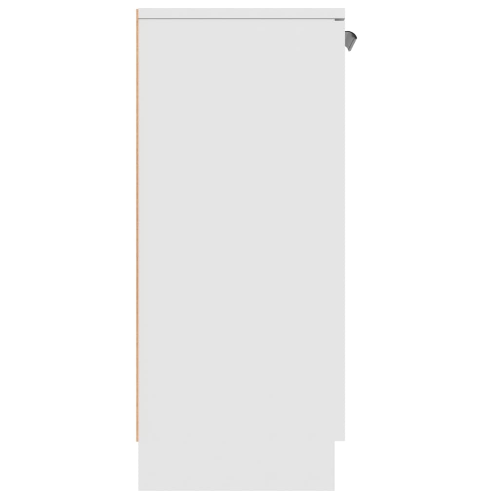 Sideboard White 60x30x70 cm Engineered Wood