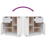 Sideboard White 60x30x70 cm Engineered Wood
