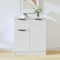 Sideboard White 60x30x70 cm Engineered Wood