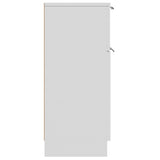Sideboard White 30x30x70 cm Engineered Wood