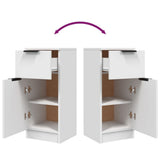 Sideboard White 30x30x70 cm Engineered Wood - Extra Image
