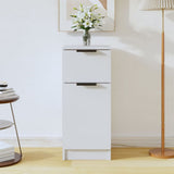 Sideboard White 30x30x70 cm Engineered Wood