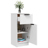 Sideboards 2 pcs White 30x30x70 cm Engineered Wood