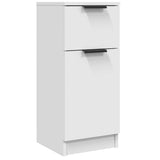 Sideboards 2 pcs White 30x30x70 cm Engineered Wood - Top-Down View