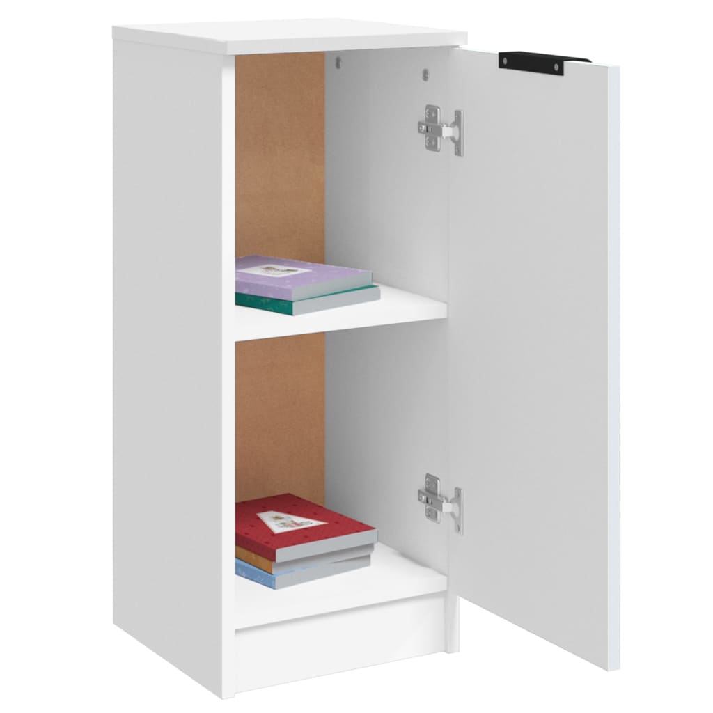 Sideboards 2 pcs White 30x30x70 cm Engineered Wood
