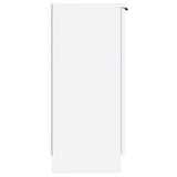 Sideboards 2 pcs White 30x30x70 cm Engineered Wood - Rear View
