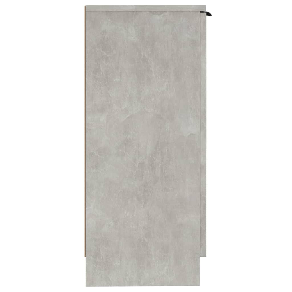 Sideboards 2 pcs Concrete Grey 30x30x70 cm Engineered Wood
