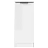Sideboards 2 pcs High Gloss White 30x30x70 cm Engineered Wood - Rear View