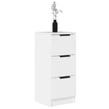 Sideboard White 30x30x70 cm Engineered Wood