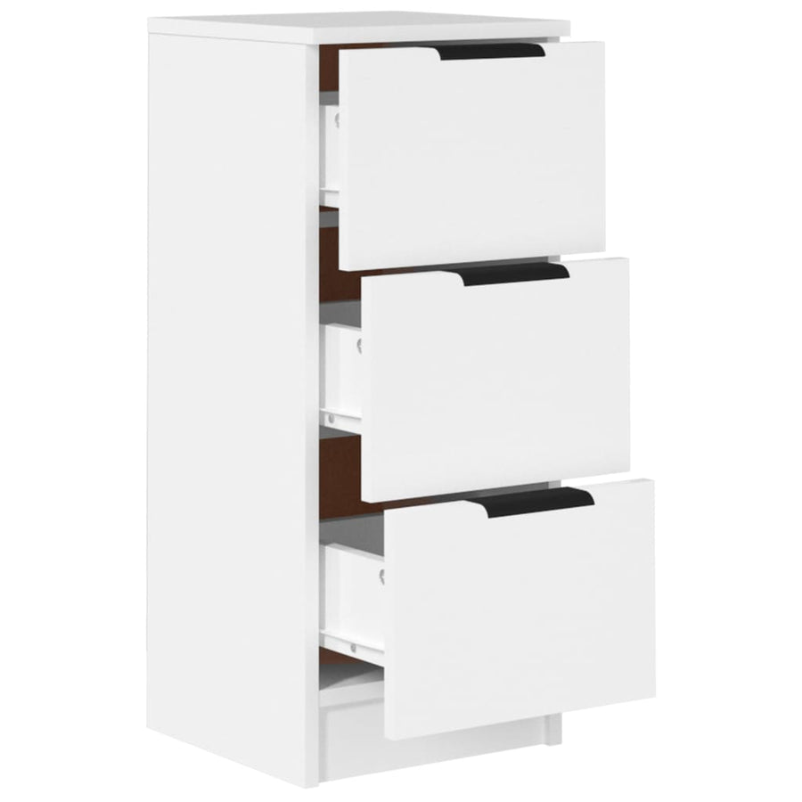 Sideboard White 30x30x70 cm Engineered Wood