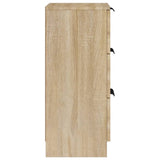 Sideboards 2 pcs Sonoma Oak 30x30x70 cm Engineered Wood
