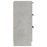 Sideboards 2 pcs Concrete Grey 30x30x70 cm Engineered Wood