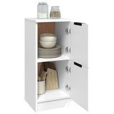 Sideboards 2 pcs White 30x30x70 cm Engineered Wood - Close-Up Angle